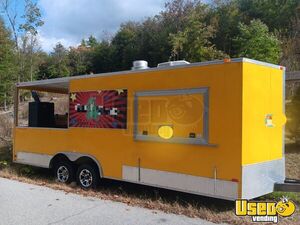 Clean - 2014 8.5' x 24' Barbecue Food Trailer with Porch for Sale in New York!