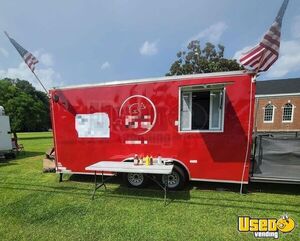 Clean - 2023 8.5' x 16' Barbecue Food Trailer | Food Concession Trailer for Sale in North Carolina!