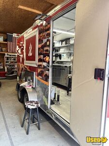 2019 - Diamond 8' x 17' Barbecue Concession Trailer with Fold Down Patio for Sale in North Carolina!