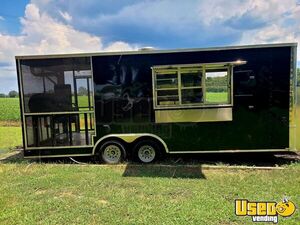 2021- Diamond Cargo 8.5' × 22' Barbecue Food Concession Trailer with Screened Porch for Sale in North Carolina!