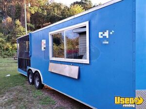 Well Equipped - Barbecue Food Trailer | Food Concession Trailer with Porch for Sale in North Carolina!