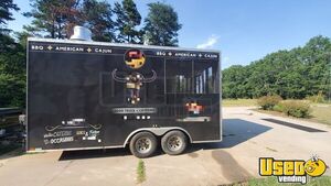 Fully Equipped - 2015 8' x 16' Barbecue Food Trailer | Food Concession Trailer for Sale in North Carolina!