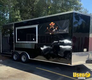 2023 - WOW Cargo 8' x 20' Barbecue Concession Trailer with Open Porch for Sale in North Carolina!