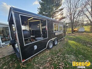 2021 8' x 14' Homesteader Barbecue Food Concession Trailer w/ 6' Porch for Sale in Ohio!