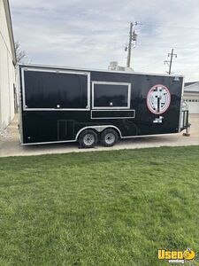 Like New - 2024  8.5' x 22' Barbecue Food Trailer with 8' Porch for Sale in Ohio!