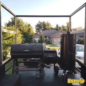 7' x 10.5' Barbecue Food Trailer | Food Concession Trailer for Sale in Oklahoma!