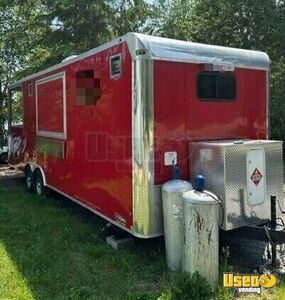 Fully-Equipped 2018 - 8' x 30' Barbecue Food Concession Trailer with Porch for Sale in Ontario!