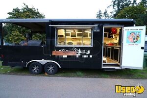 Preowned - Barbecue Food Trailer | Food Concession Trailer with Porch for Sale in Oregon!
