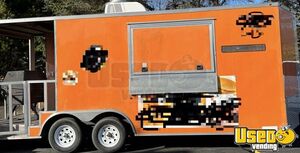 2016 10' x 28' Diamond Cargo Barbecue Kitchen Food Concession Trailer with Porch for Sale in Pennsylvania!