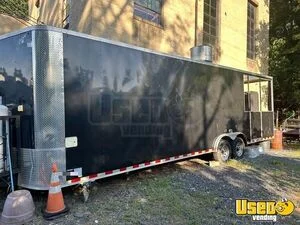2019 - 9' x 28' Barbecue Kitchen Food Trailer with 10' Open Porch & Pro-Fire Suppression for Sale in Pennsylvania!