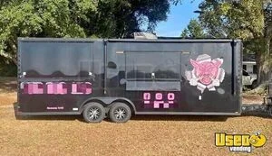 2024 8.5’ x 24’ Quality Barbecue Food  Concession Trailer with Enclosed Porch for Sale in South Carolina!