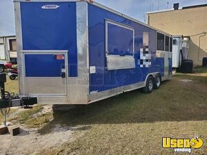 2010 Freedom 7' x 26' Barbecue Food Trailer with an Enclosed Porch for Sale in South Carolina!