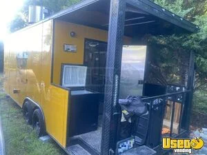 2025 24' Barbecue Food Concession Vending Trailer with Porch and Smoker for Sale in South Carolina!