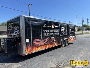 2022 8.5' x 28' Barbecue Food Trailer | Food Concession Trailer for Sale in South Carolina!