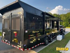 2020 - 8.5' x 26' Barbecue Food Concession Trailer with Screened Porch & Bathroom for Sale in South Carolina!