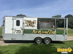 2013 Freedom 8' x 23' Barbecue Concession Trailer w/ Custom Grill & Porch for Sale in South Carolina!