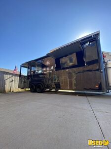 Like-New - 8.5' x 24' Barbecue Food Concession Trailer with Porch and Pro-Fire Suppression for Sale in Tennessee!