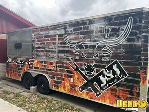 2022 8.5' x 20' Barbecue Food Concession Trailer | Mobile Food Unit for Sale in Texas!