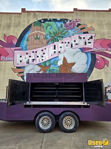 Barely Used 2025 - Custom Rotisserie Smoker Open BBQ Smoker Barbecue Food Trailer for Sale in Texas!