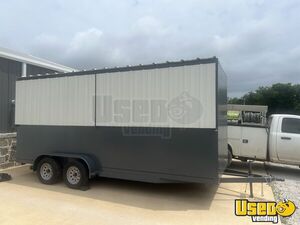 Like New - 2024 8.5' x 18' Custom Built Barbecue Food Trailer for Sale in Texas!