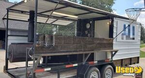 2018 - 8' x 20' BBQ Concession Trailer with Porch / Mobile Barbecue Rig for Sale in Texas!