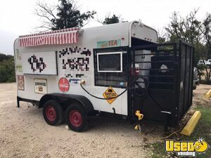 2005 - 5' x 18' Homebuilt Barbecue Concession Trailer with Porch / Used Mobile BBQ Rig for Sale in Texas!