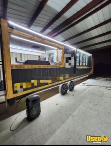 Fully Equipped - 2024 8' x 28' Barbecue Food Trailer with 9' Enclosed Porch for Sale in Texas!