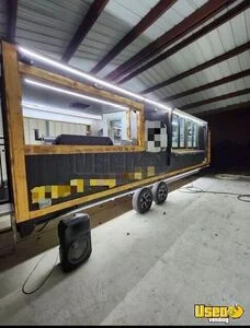 Fully Equipped - 2024 8' x 28' Barbecue Food Trailer with 9' Enclosed Porch for Sale in Texas!