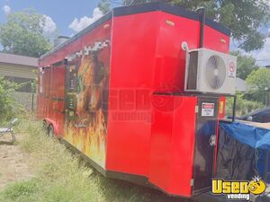 Like New 2023 - 8' x 20' Barbecue Food Concession Trailer with Pro-Fire Suppression for Sale in Texas!
