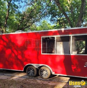 2021 Continental Cargo 8.5' x 22' Barbecue Concession Trailer with Porch for Sale in Texas!