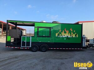2024 8.5' x 24'  Barbecue Food Trailer with Fire Suppression System for Sale in Texas!