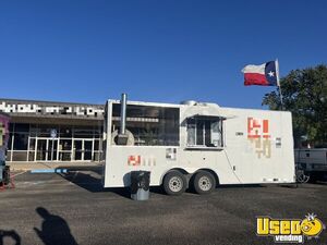 2021 24' Barbecue Kitchen Food Concession Trailer with Custom Smoker for Sale in Texas!