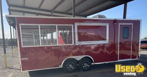 2022 Continental Cargo 8.5' x 22' Barbecue Kitchen Concession Trailer with Porch for Sale in Texas!