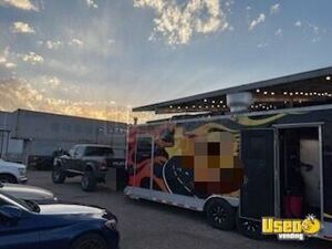 2018 8.5' x 26'  Barbecue Food Trailer with Fire Suppression System for Sale in Texas!