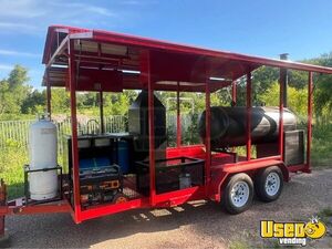 NEW - 2025 16' Barbecue Food Concession Trailer Mobile Vending Unit for Sale in Texas!
