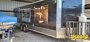 2018 - 8.5' x 24' Barbecue Kitchen Food Concession Trailer for Sale in Texas!