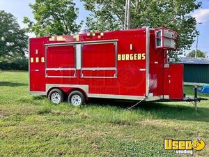 Like New 2021-  8' x 20' Barbecue Food Concession Trailer with Smoker for Sale in Texas!