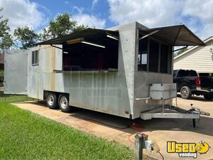 Permitted Custom - 8' x 18' Barbecue Food Trailer BBQ Smoker Pit Concession Trailer for Sale in Texas!