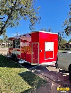 Custom Built - 2023 Barbecue Food Concession Trailer with Porch and Pro-Fire Suppression for Sale in Texas!