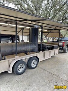 2007 - 20' Barbecue Concession Trailer | Mobile Barbecue Vending Unit for Sale in Texas!