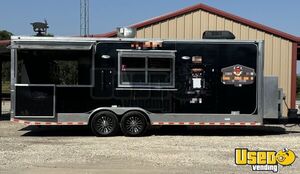 2018 Barbecue Kitchen Food Concession Trailer with Porch & Pro-Fire Suppression for Sale in Texas!