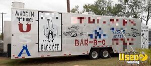 2015 - 34' Barbecue Rig / Mobile BBQ Kitchen Concession Trailer for Sale in Texas!