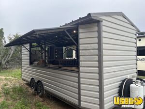 Custom Built - 2009 7' x 18' Barbecue Food Concession Trailer for Sale in Texas!