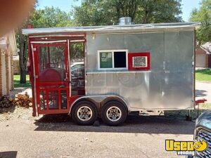 2022 7' x 16' Barbecue Food Trailer | Concession Food Trailer for Sale in Texas!