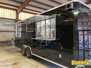 Well Equipped - 22' Barbecue Food Trailer with 6' Porch | Food Concession Trailer for Sale in Texas!