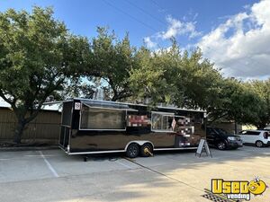 Like New - 2023 8' x 30' Barbecue Food Trailer | Food Concession Trailer for Sale in Texas!