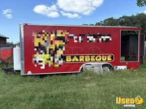 2012 8' x 20' Diamond Cargo  Barbecue Food Trailer with Porch for Sale in Virginia!