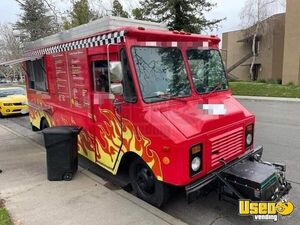 Turnkey - 18' Chevrolet P30 Step Van BBQ Full Kitchen Food Truck with Pro-Fire Suppression for Sale in California!