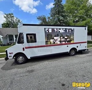 GMC 3500 Extended Cab BBQ Food Truck Concession Food Truck w/ Towable Grill Smoker For Sale in Indiana!