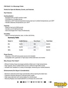 Beverage - Coffee Trailer 6 Arizona for Sale